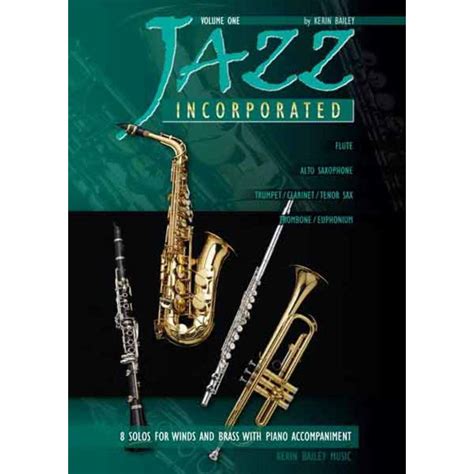 Jazz Incorporated Book 1 Book/CD Tpt/Cla/Ten Sax/Pno